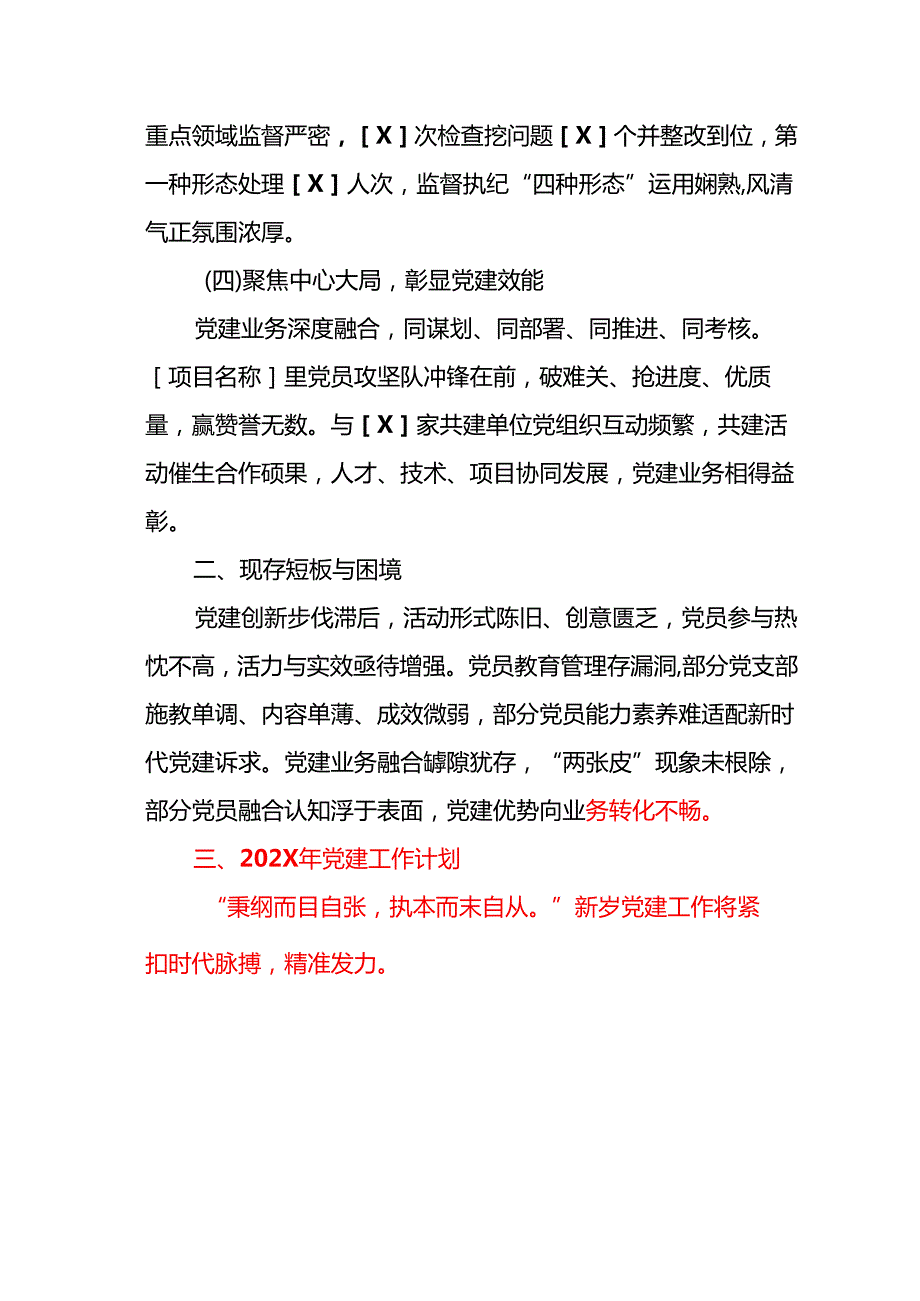 2025党建工作情况总结及下一步党建工作计划（精选）.docx_第3页
