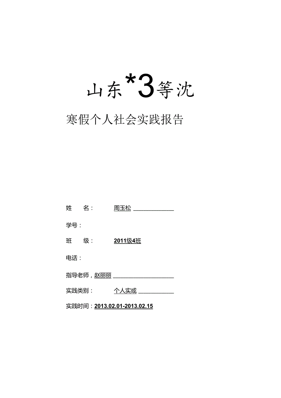 美丽中国节习俗实践报告.docx_第1页