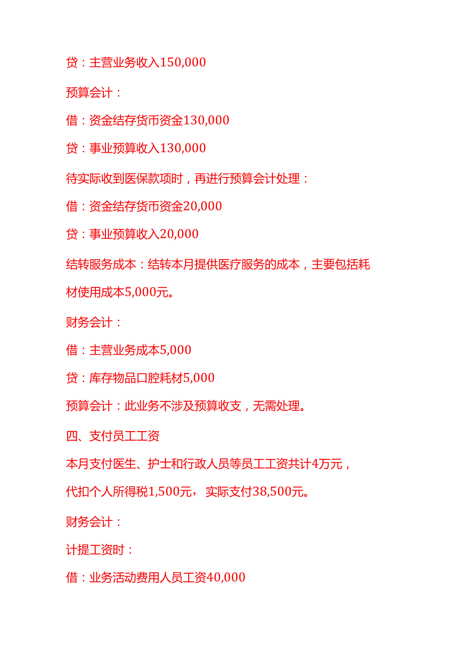 做账实操牙科诊所的会计账务处理分录.docx_第3页