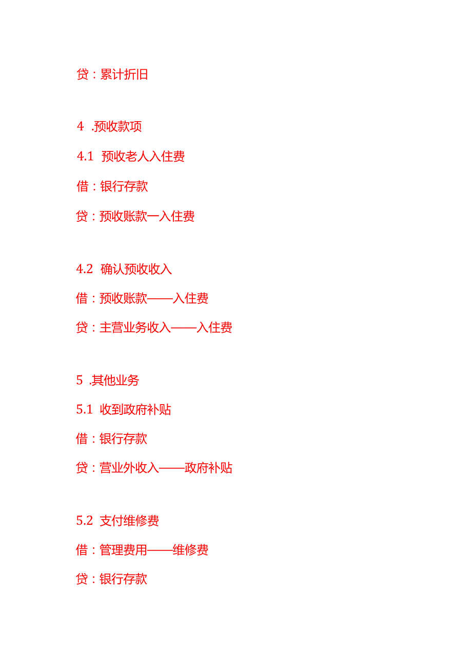 做账实操民办养老院的会计处理分录实例.docx_第3页