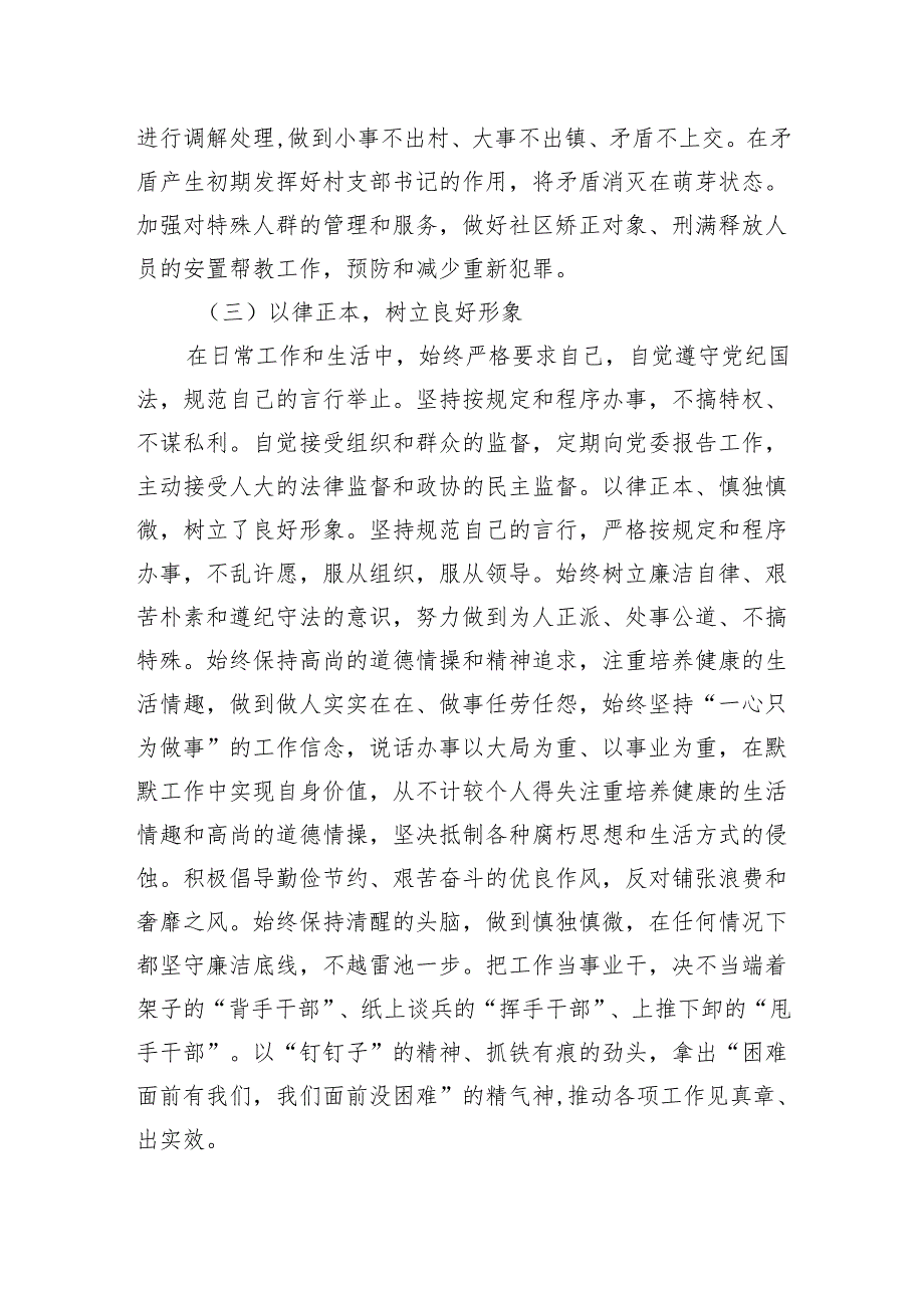 乡镇书记履行推进法治建设职责情况报告.docx_第3页