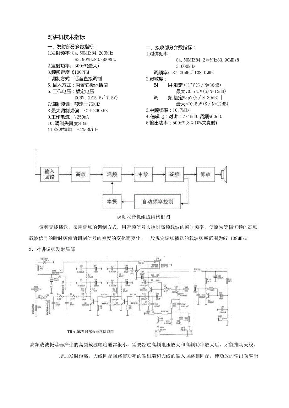 调频对讲机实验报告.docx_第2页