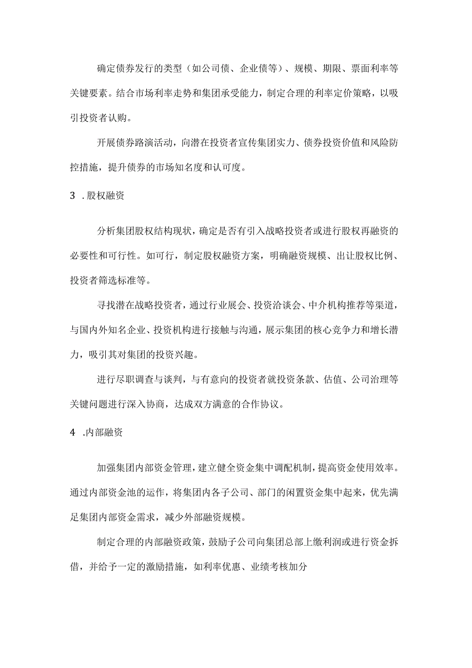集团融资计划落地方案.docx_第2页