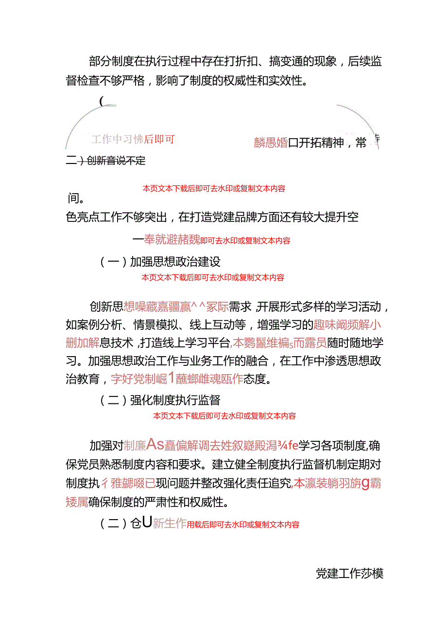 2024 年党支部党建工作总结及下一步工作计划（精选）.docx_第3页
