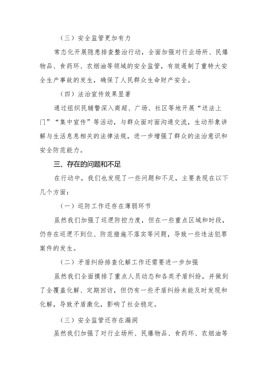 公安机关开展2024年冬季治安打击整治行动总结报告11篇.docx_第3页