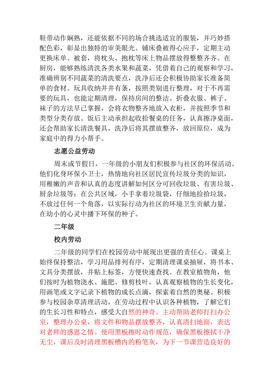 2025小学16年级劳动教育清单方案【完整版】.docx_第2页