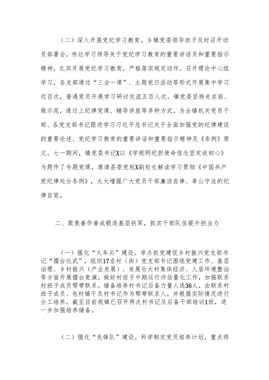 镇2024党建工作总结及2025年工作计划.docx_第2页