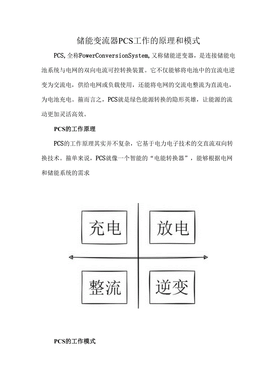 储能变流器PCS工作的原理和模式.docx_第1页
