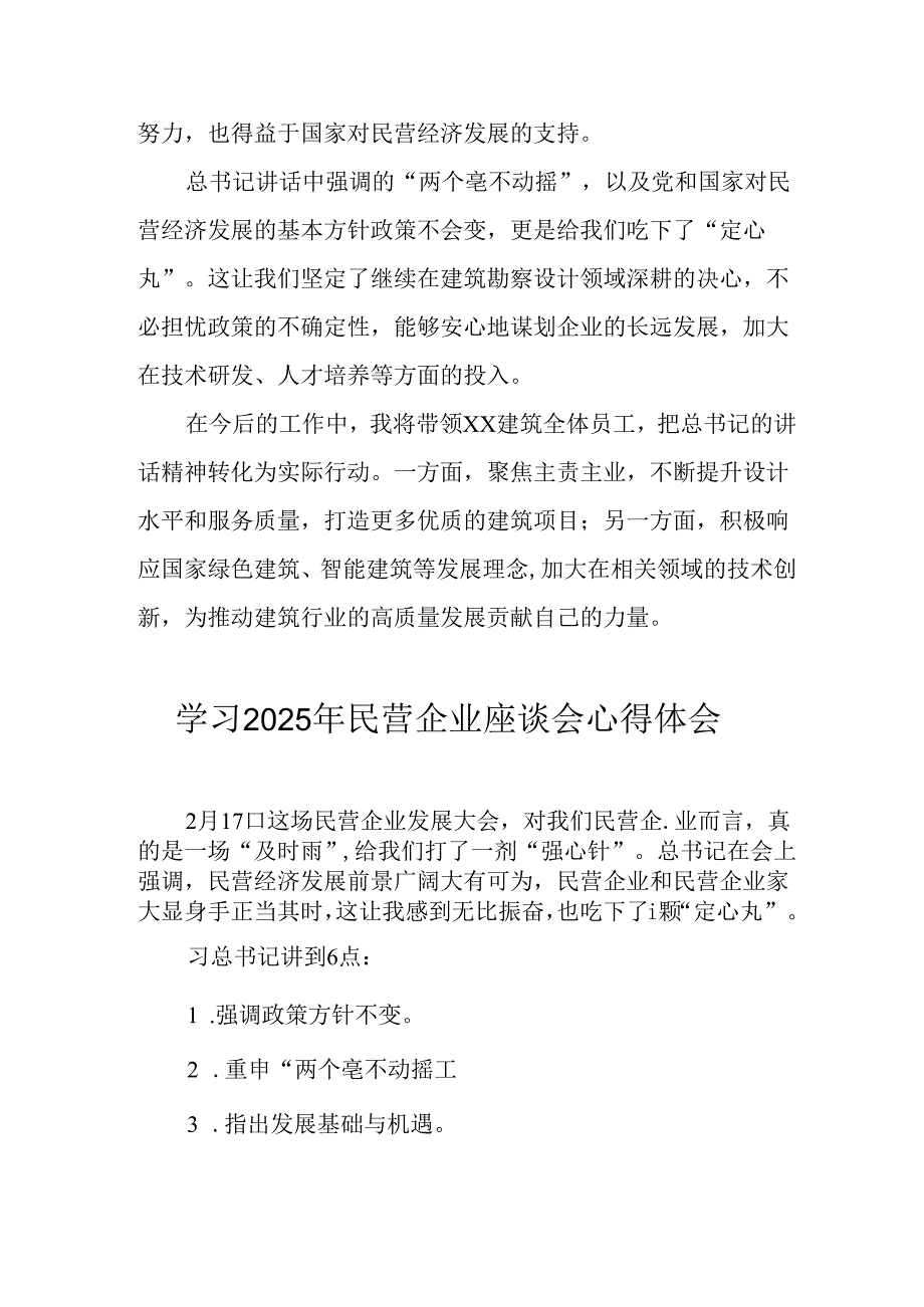 民营企业2025年学习《民营企业座谈会》个人心得感悟 （5份）66(1).docx_第3页