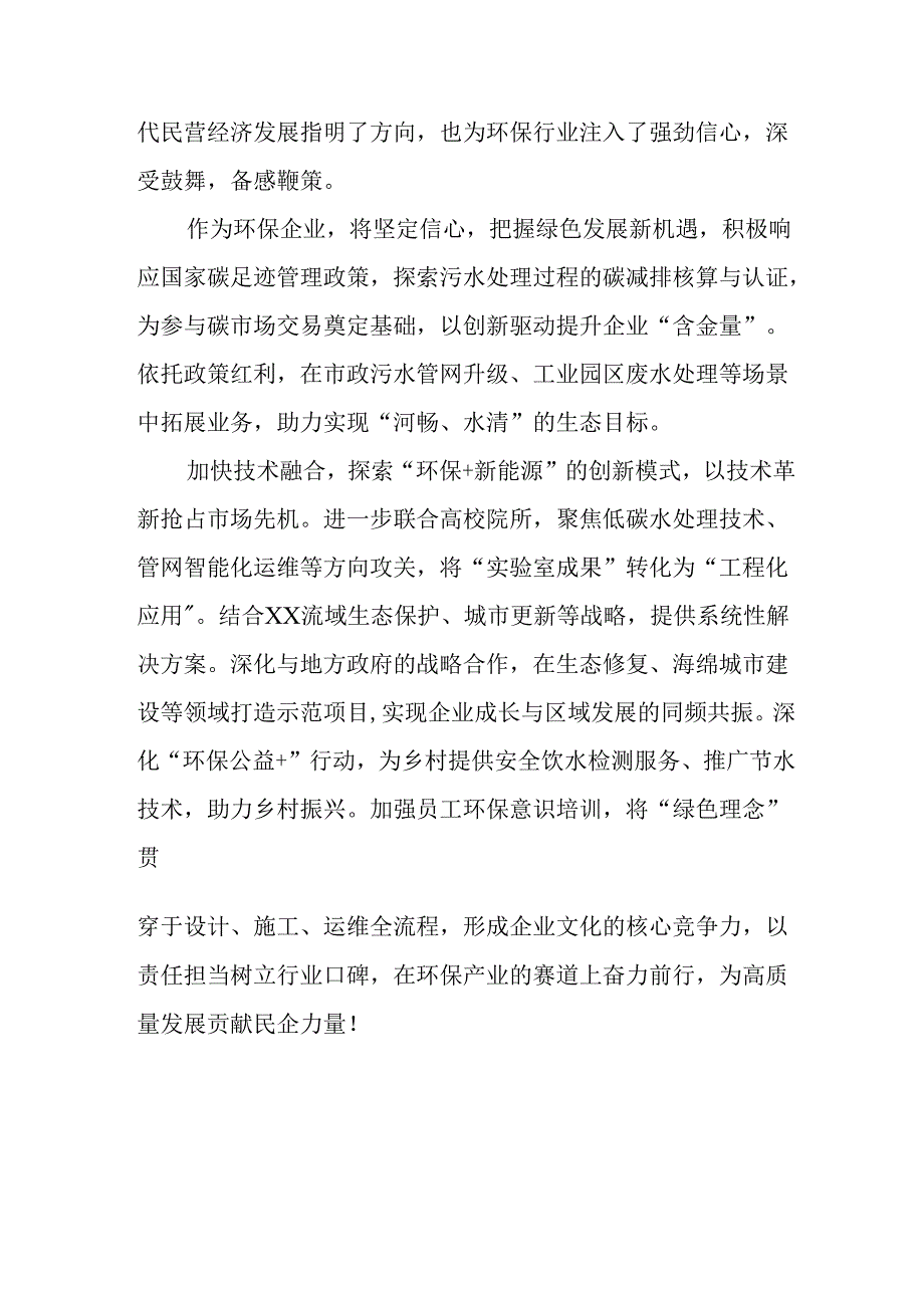 2025年私营企业学习《民营企业座谈会》个人心得体会 （汇编12份）.docx_第3页