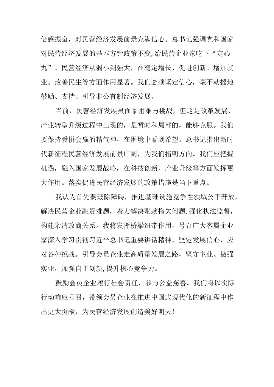 民营企业2025年学习《民营企业座谈会》个人心得感悟 （6份）75.docx_第2页
