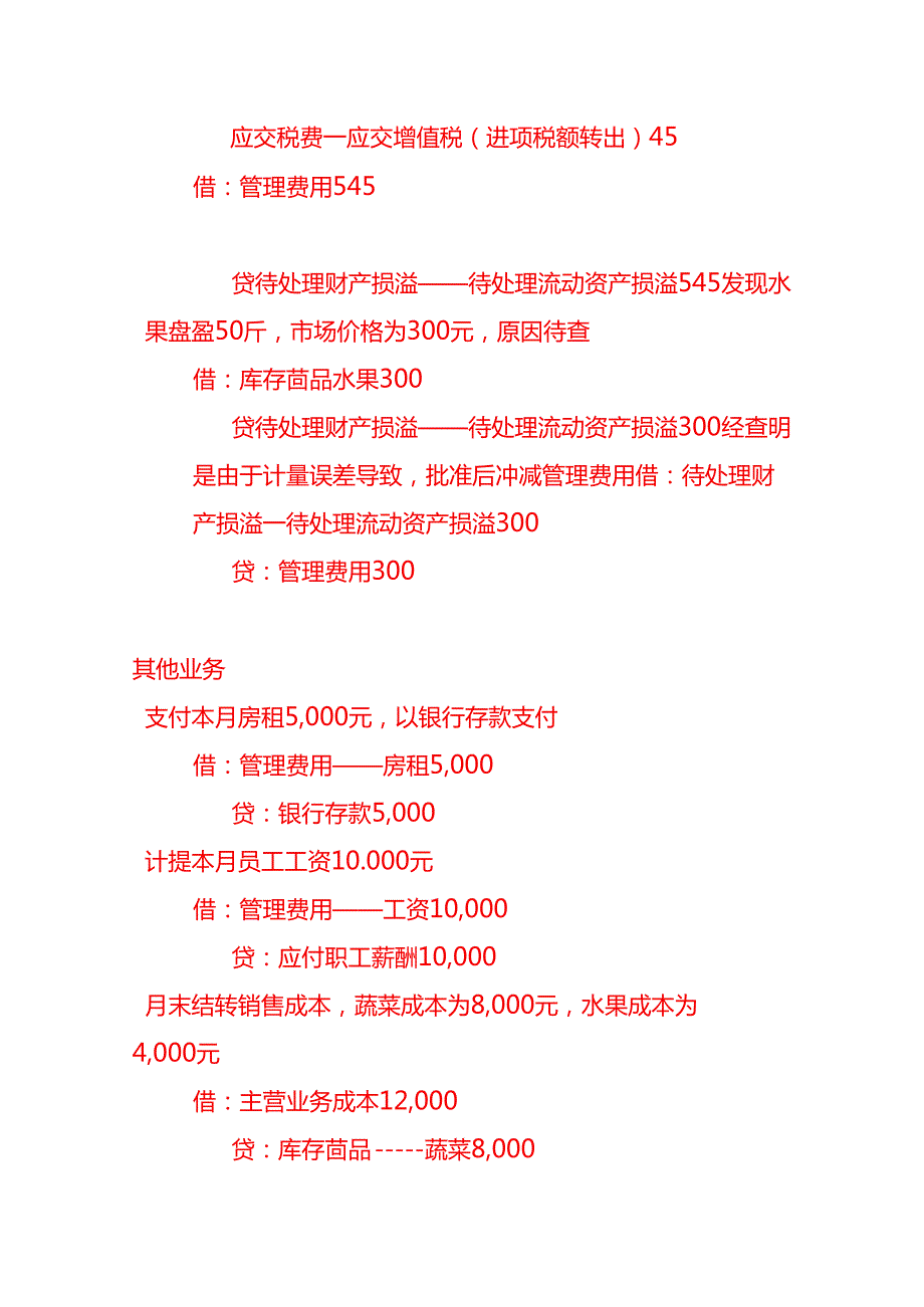做账实操生鲜超市的账务处理示例.docx_第3页