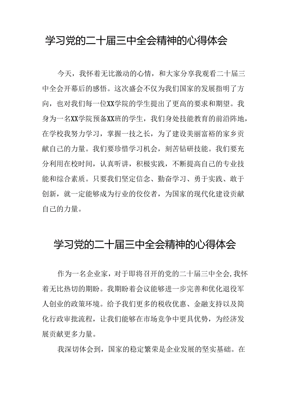 关于2024年党的二十三中全会精神的心得感悟十七篇.docx_第2页