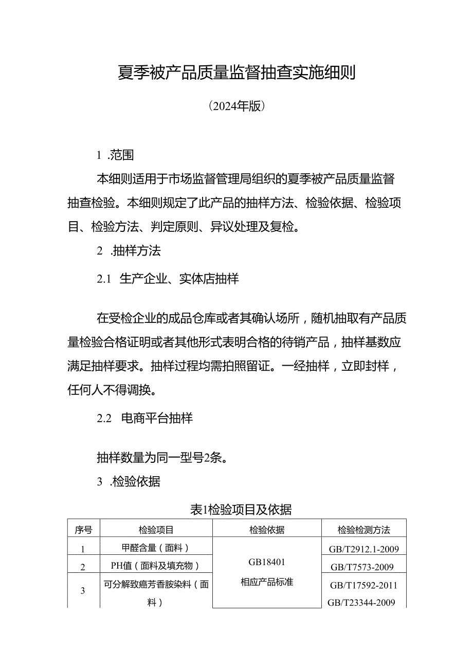夏季被产品质量省级监督抽查实施细则.docx_第1页