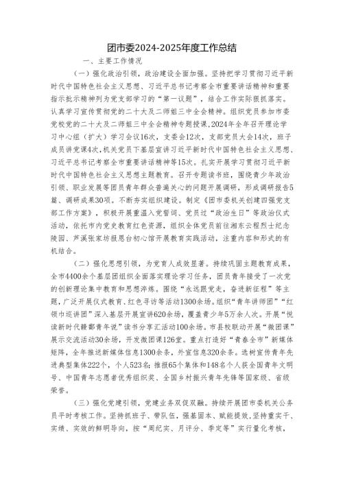 团市委20242025工作总结.docx