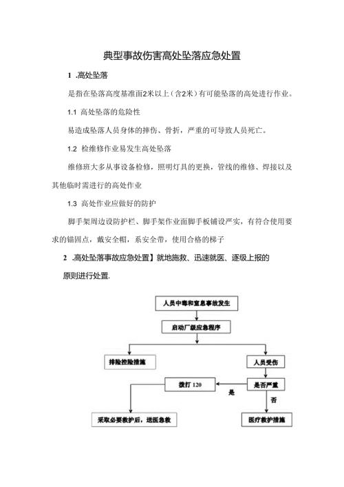 典型事故伤害高处坠落应急处置.docx