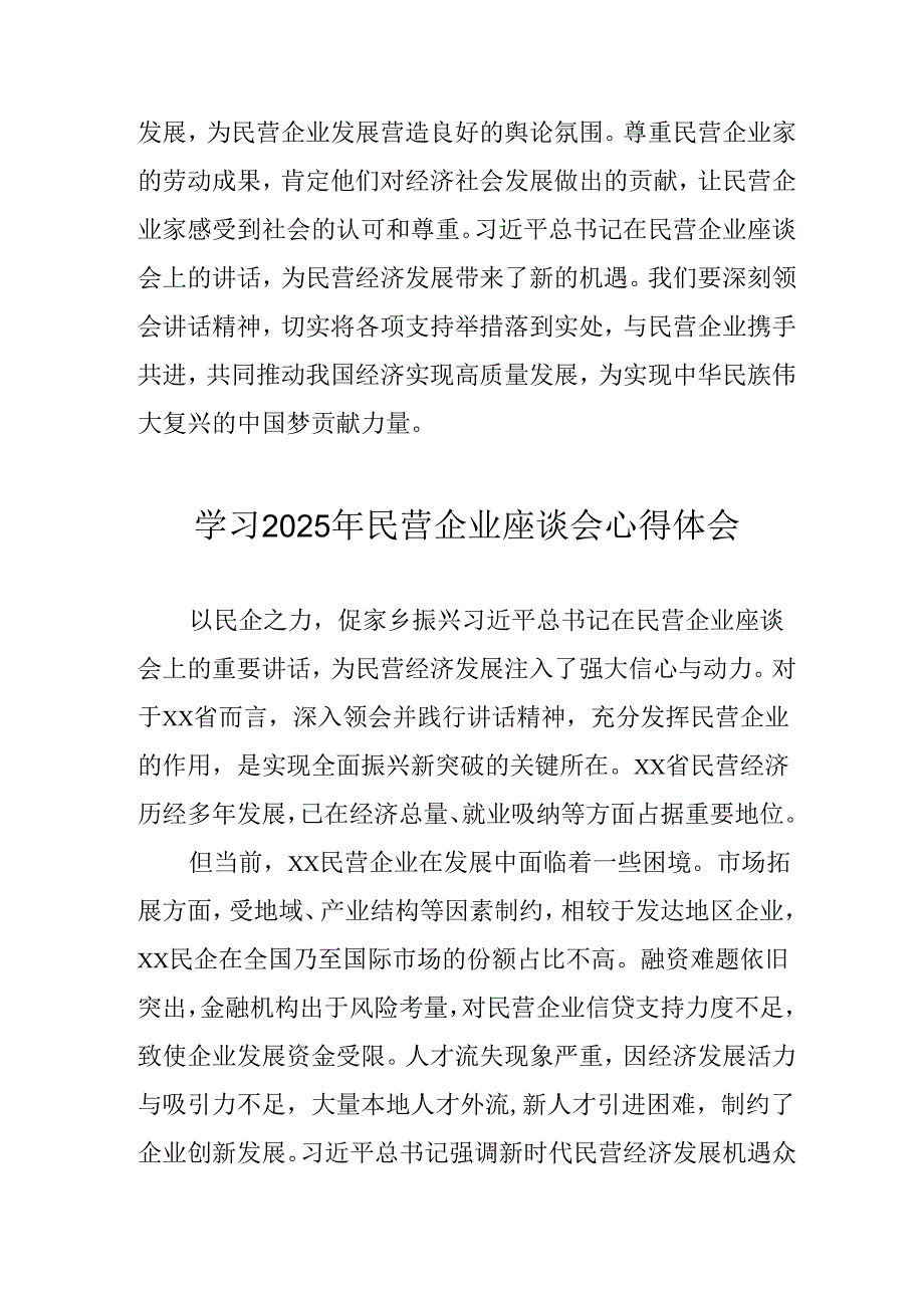 民营企业2025年学习《民营企业座谈会》个人心得感悟 （4份）84.docx_第3页