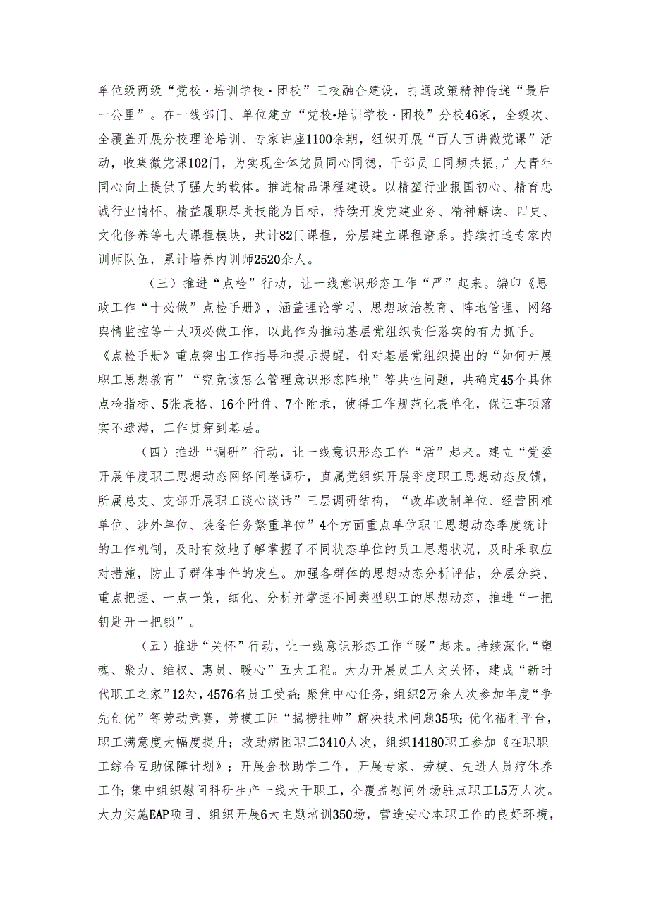 国有企业20242025意识形态工作总结.docx_第3页