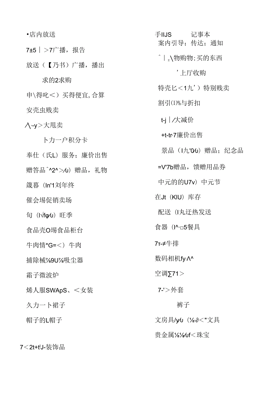 日语能力考试N1听力高频词汇整理.docx_第1页