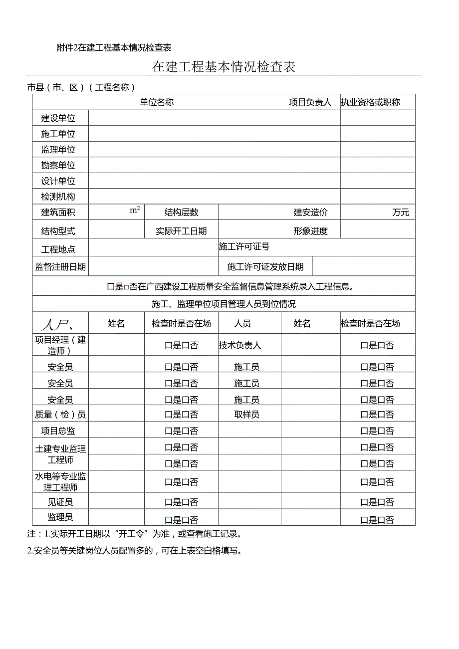 在建工程基本情况检查表.docx_第1页