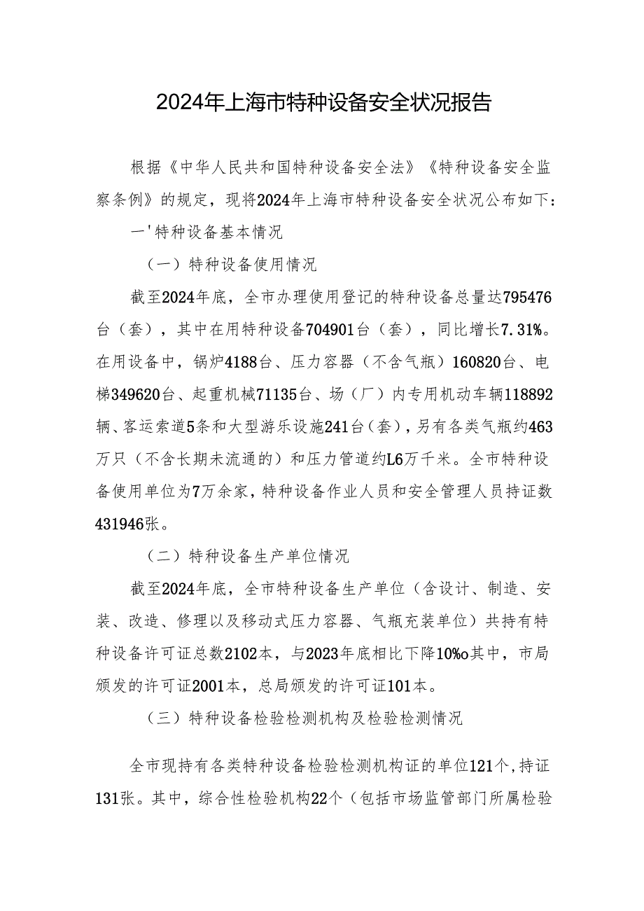 2024年上海市特种设备安全状况报告.docx_第1页