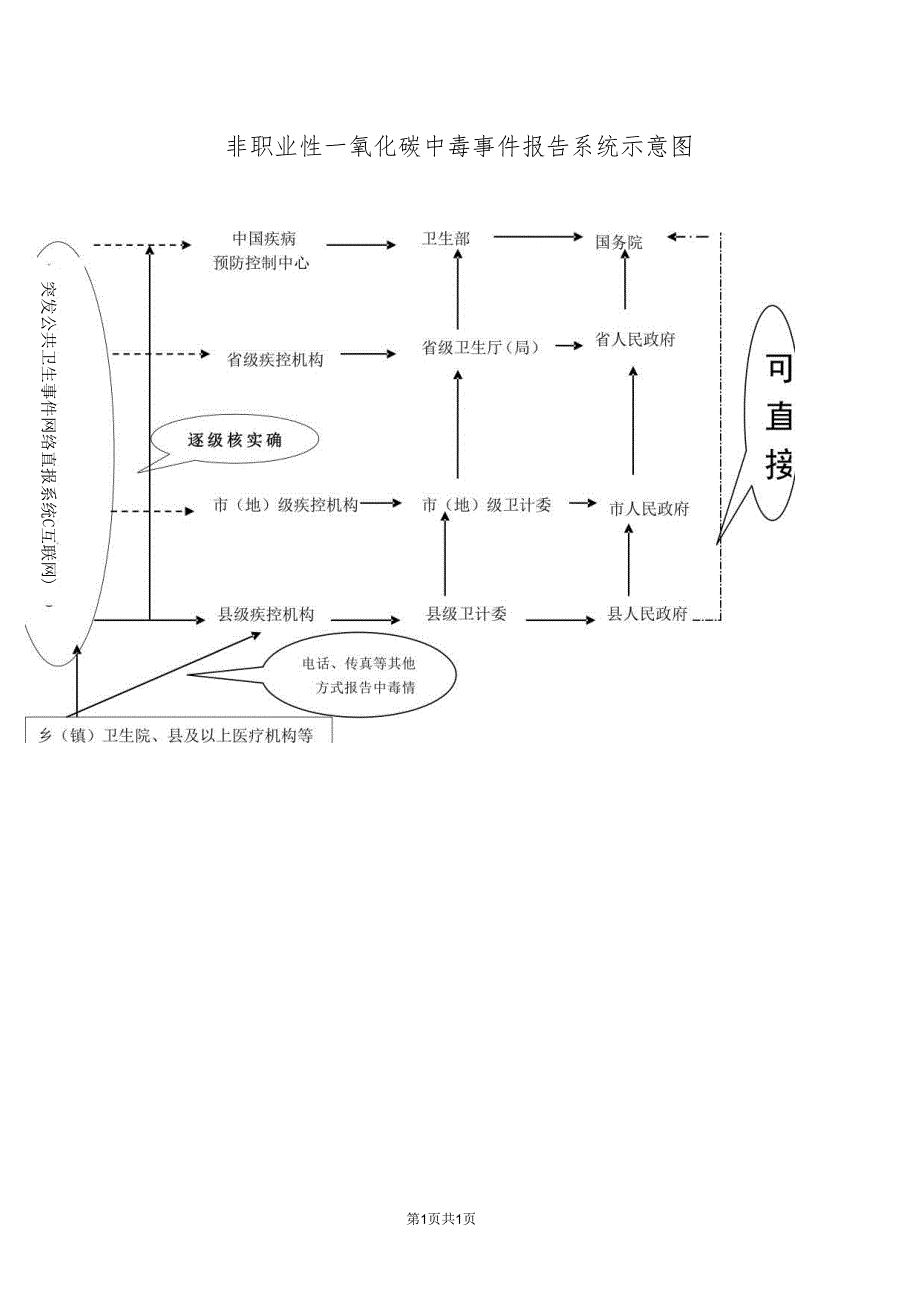 非职业性一氧化碳中毒事件报告系统示意图（2025年XX中医药大学）.docx_第1页