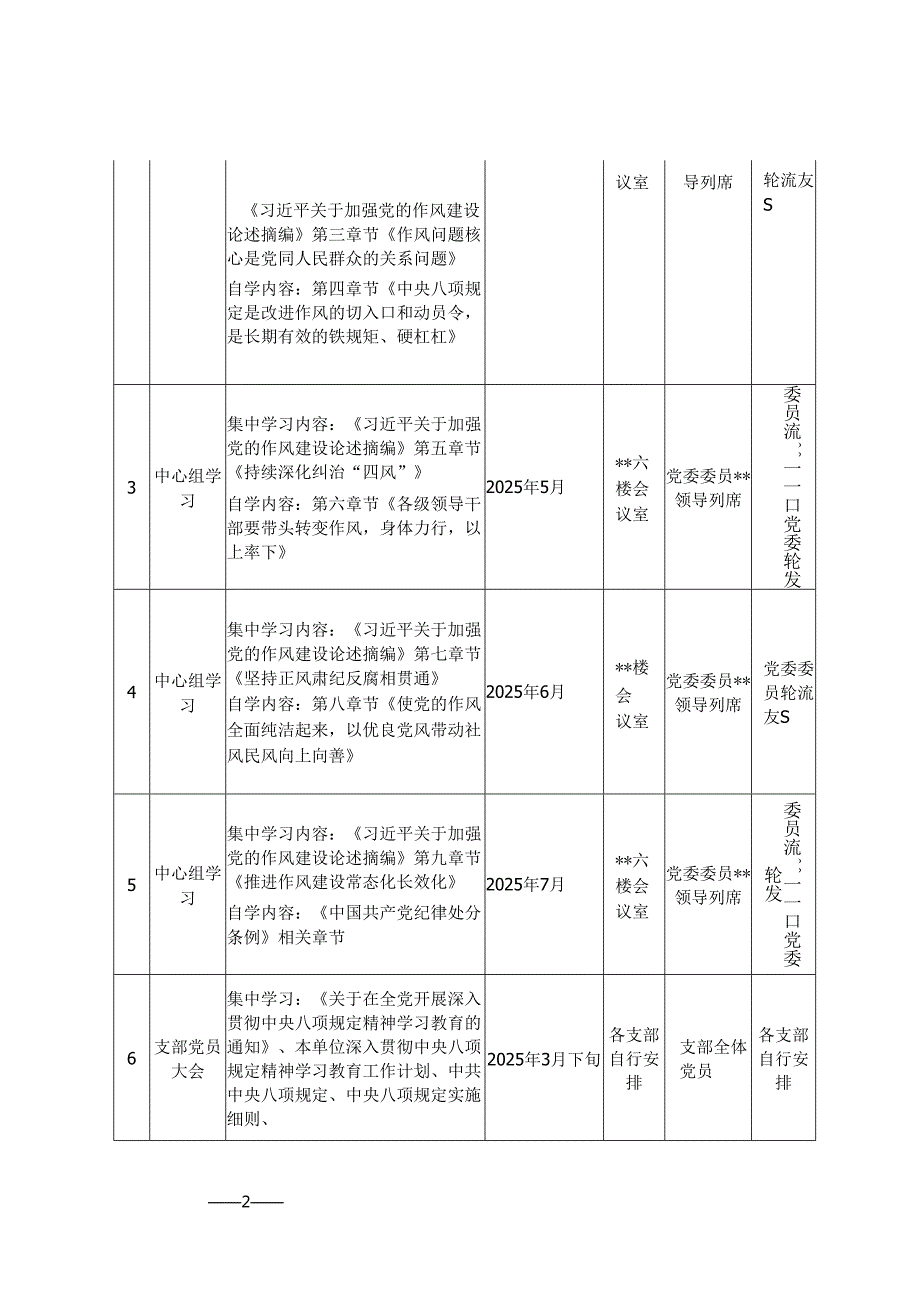 4篇 2025年3月7月中央八项规定精神学习教育学习计划+深入贯彻中央八项规定精神学习教育专题党课讲稿+研讨发言.docx_第2页