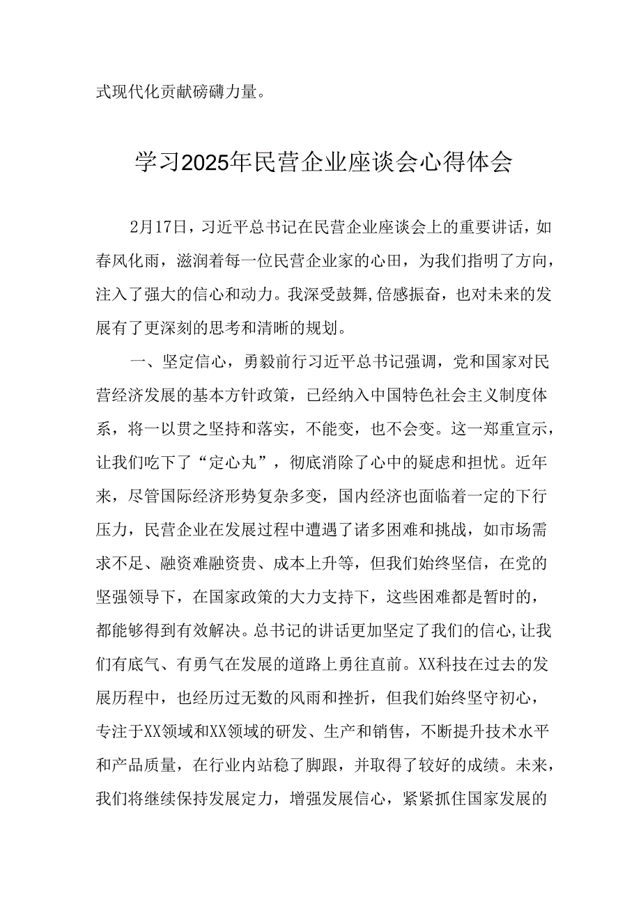 民营企业2025年学习《民营企业座谈会》个人心得体会 （汇编8份）.docx_第3页
