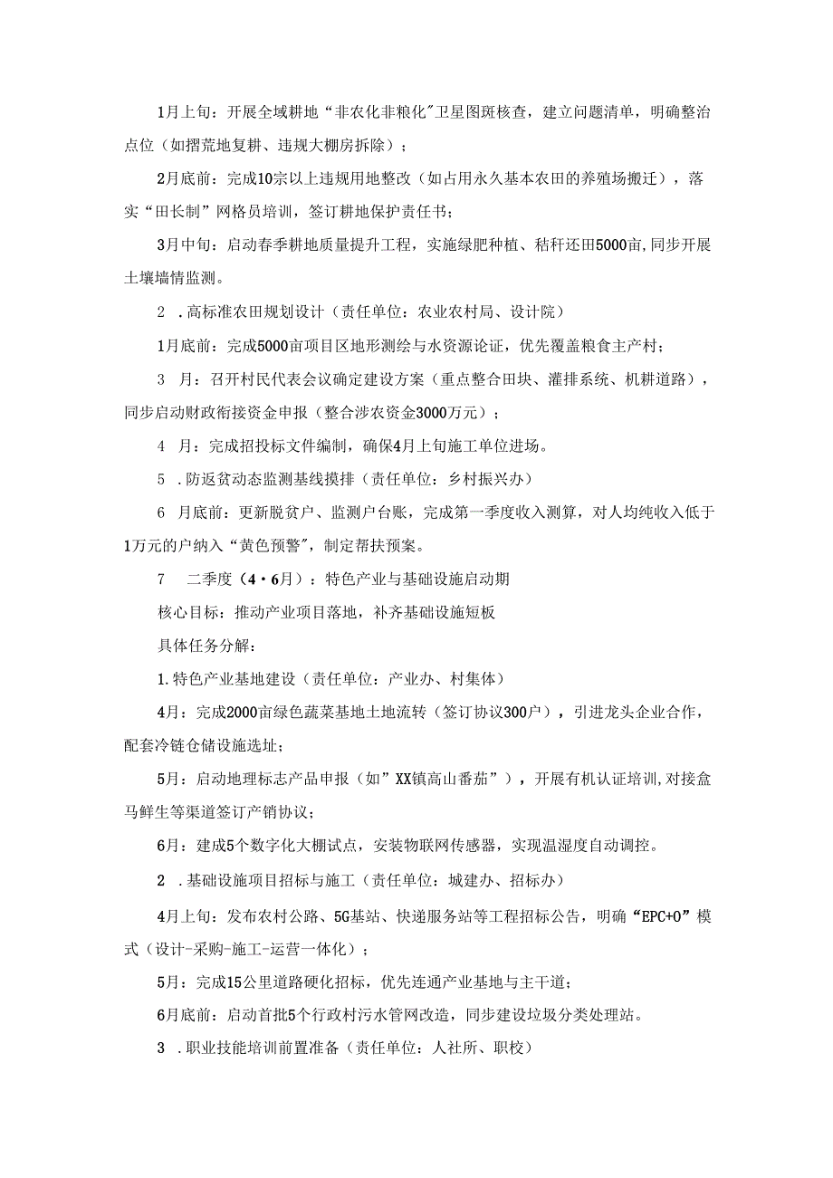 乡镇落实2025年中央一号文件实施方案.docx_第3页
