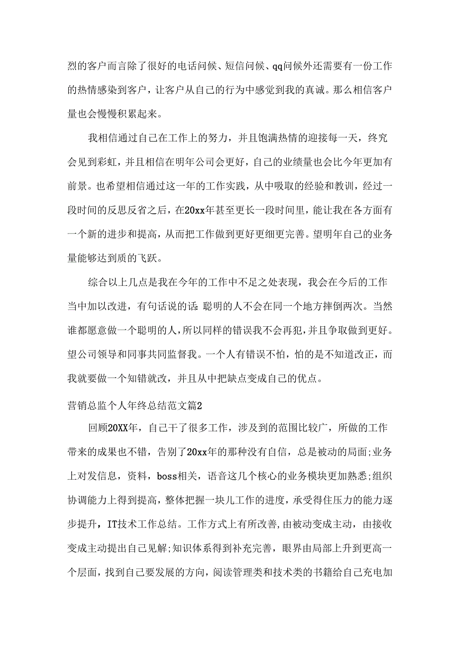 营销总监个人年终总结范文两篇.docx_第3页