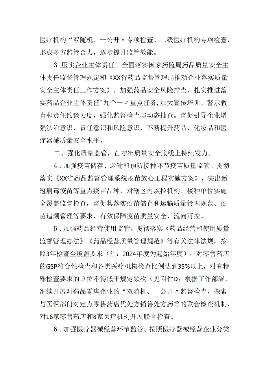 2025年XX区药品、医疗器械、化妆品监管工作要点.docx_第2页