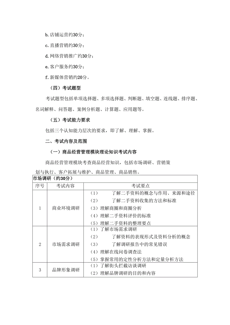 浙江省高校招生职业技能考试大纲（理论）商业类.docx_第2页
