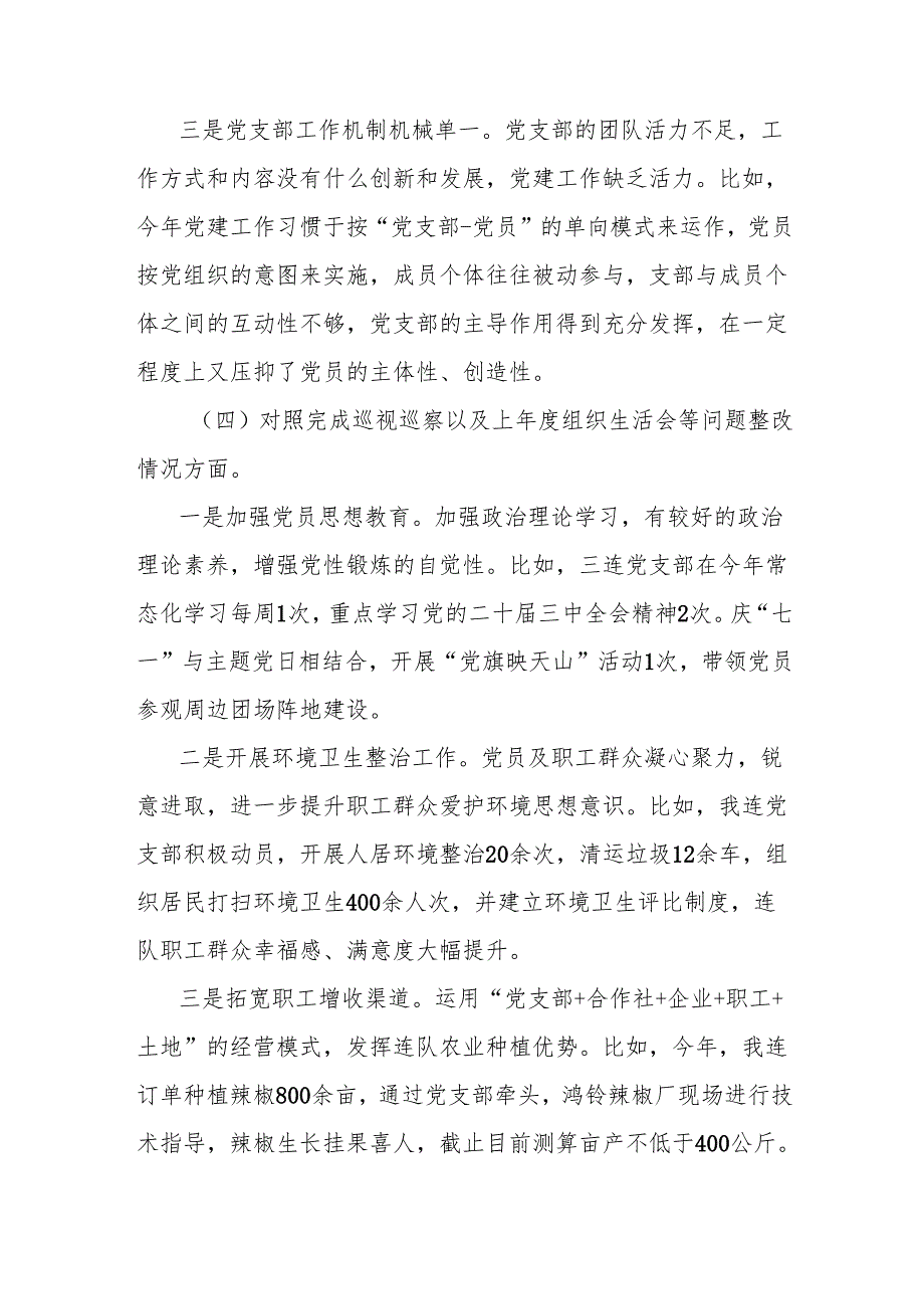 党支部领导班子组织生活会发言提纲.docx_第3页