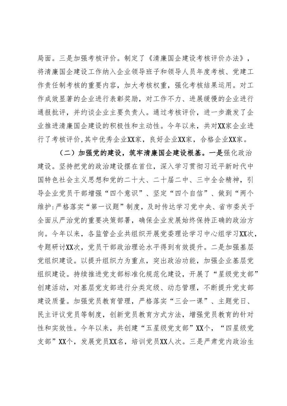 市国资委2024年清廉国企建设工作情况总结.docx_第2页