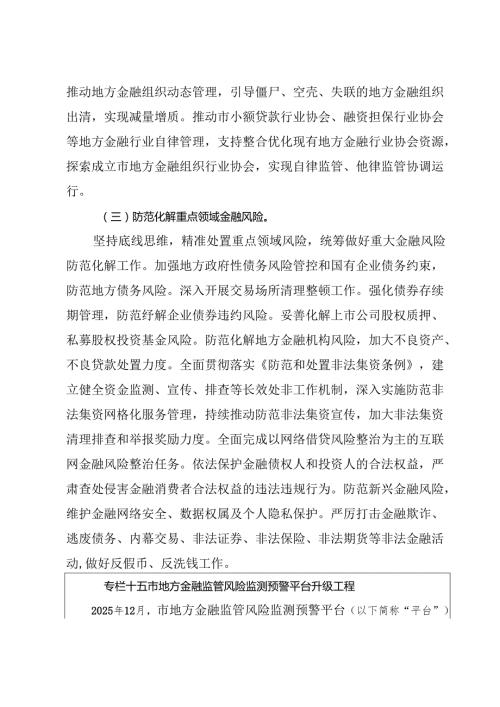 “十五五”金融业发展规划(1).docx