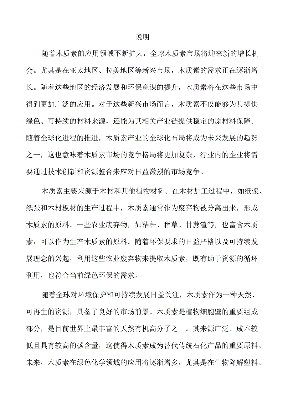 木质素项目预算报告（仅供参考）.docx_第2页
