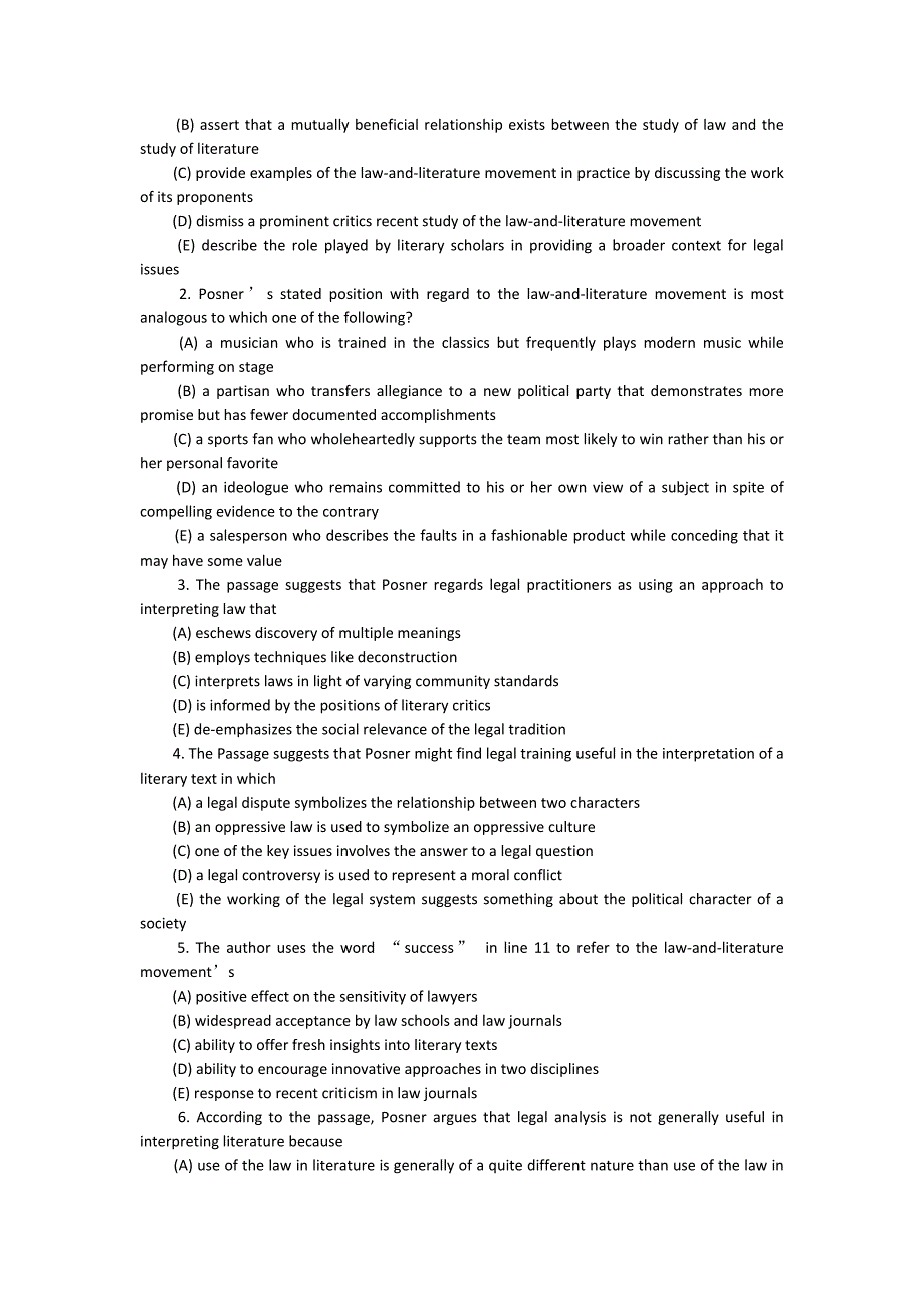 美国法学院入学考试LSAT阅读真题14（含答案）.doc_第2页