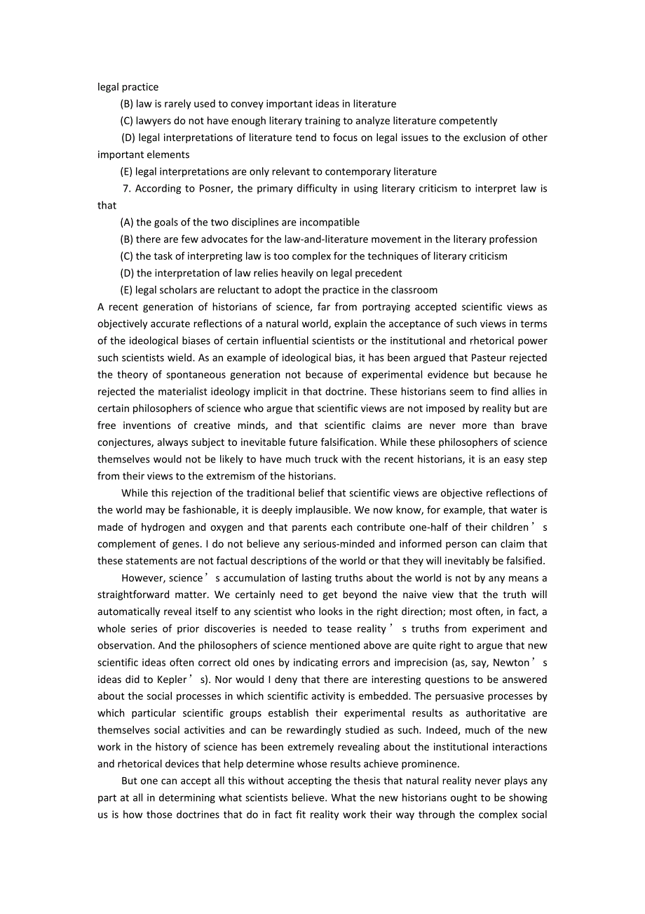 美国法学院入学考试LSAT阅读真题14（含答案）.doc_第3页