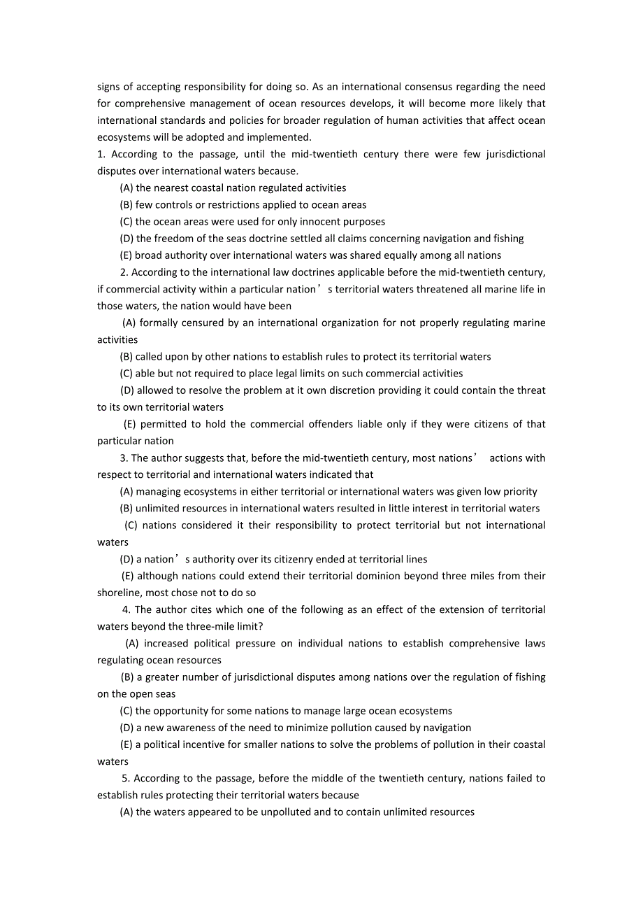 美国法学院入学考试LSAT阅读真题9（含答案）.doc_第2页