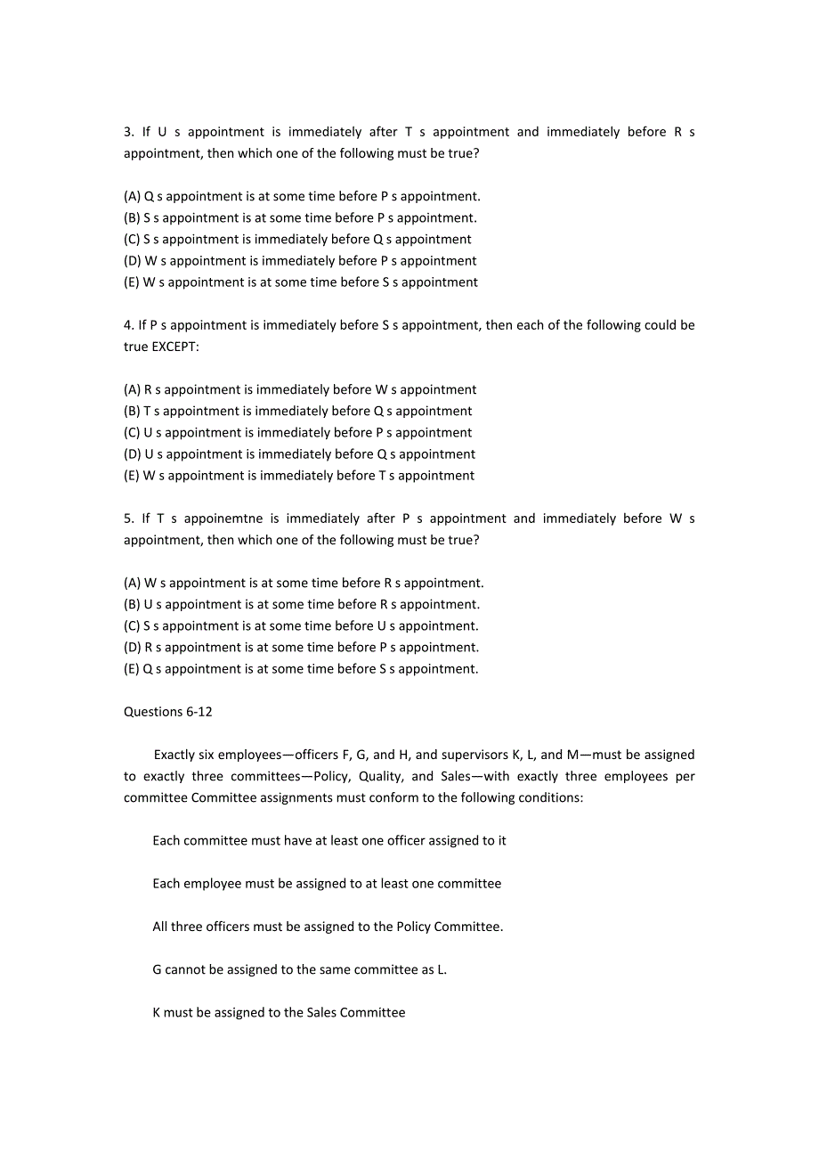LSAT考试全真试题五 含答案（4部分）.doc_第2页