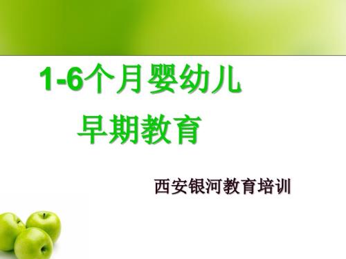 16个月婴幼儿早教.ppt