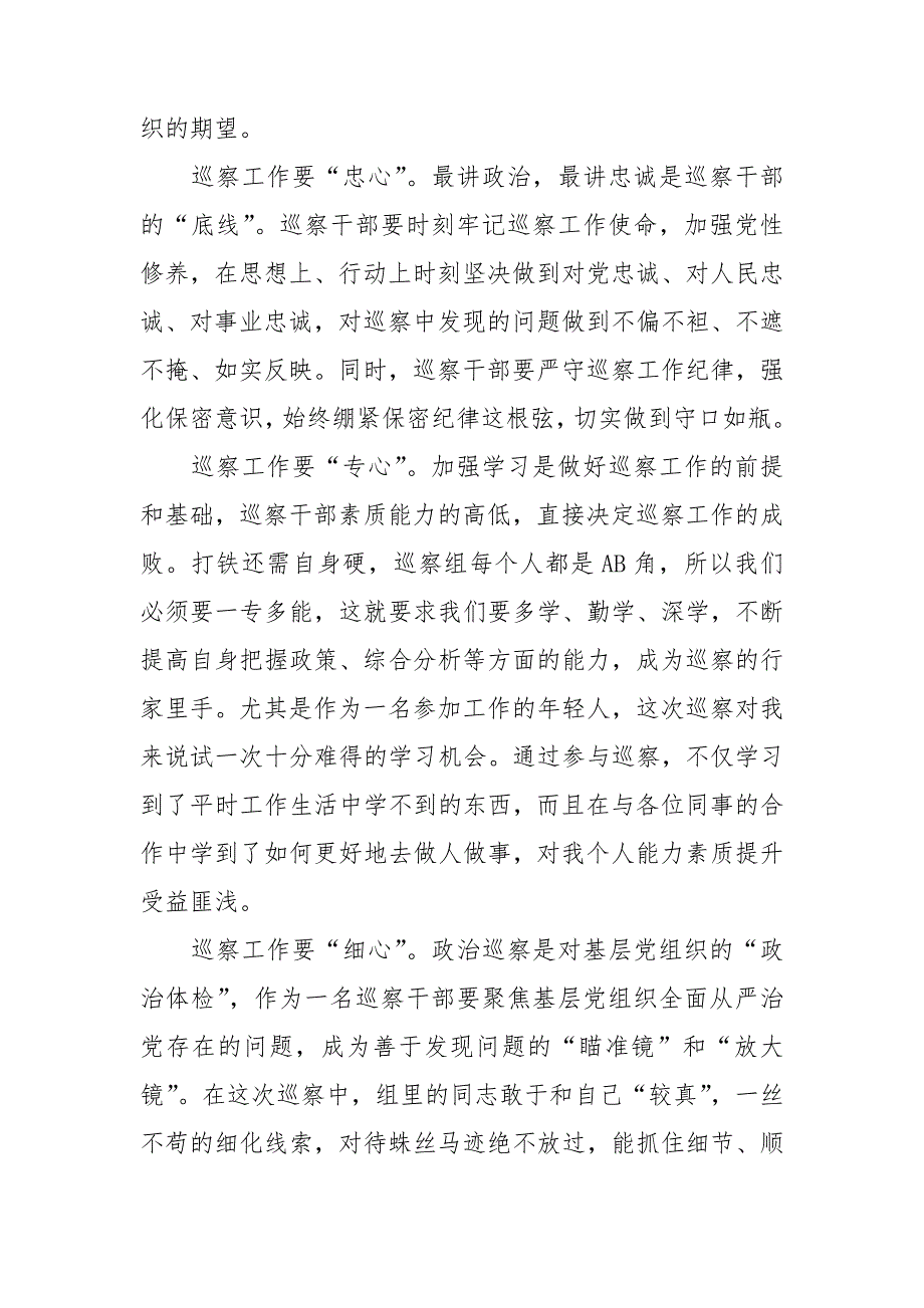 2021巡察工作心得体会.doc_第3页