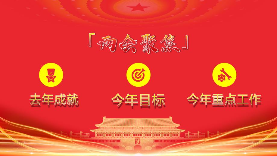 2019两会2019两会政府工作报告精简版解读PPT奋力奔跑同心追梦.pptx_第3页