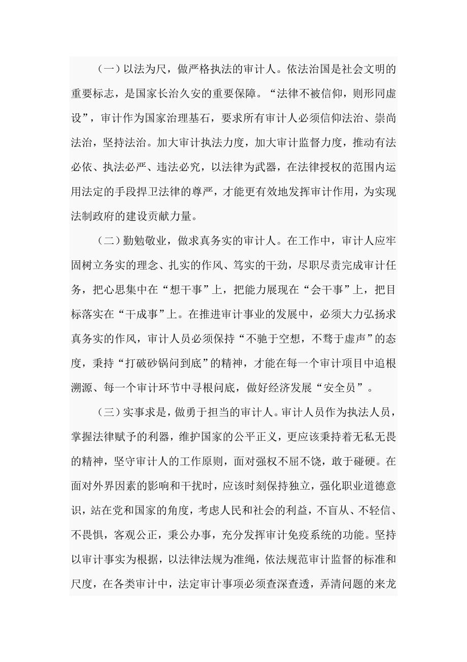 2020年审计局党课讲稿仅供学习.doc_第2页