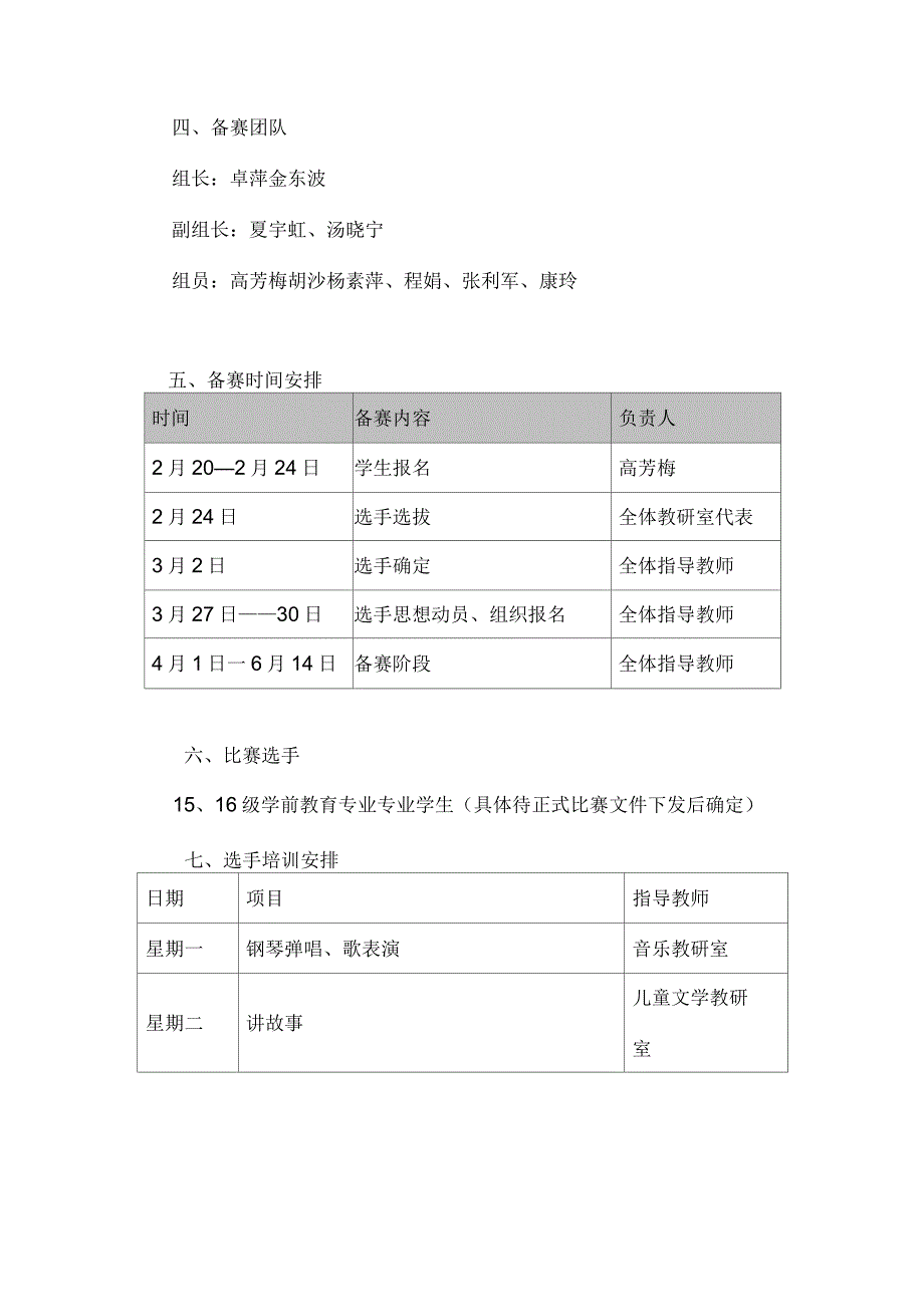 2017年学前教育专业教育技能比赛方案.docx_第3页