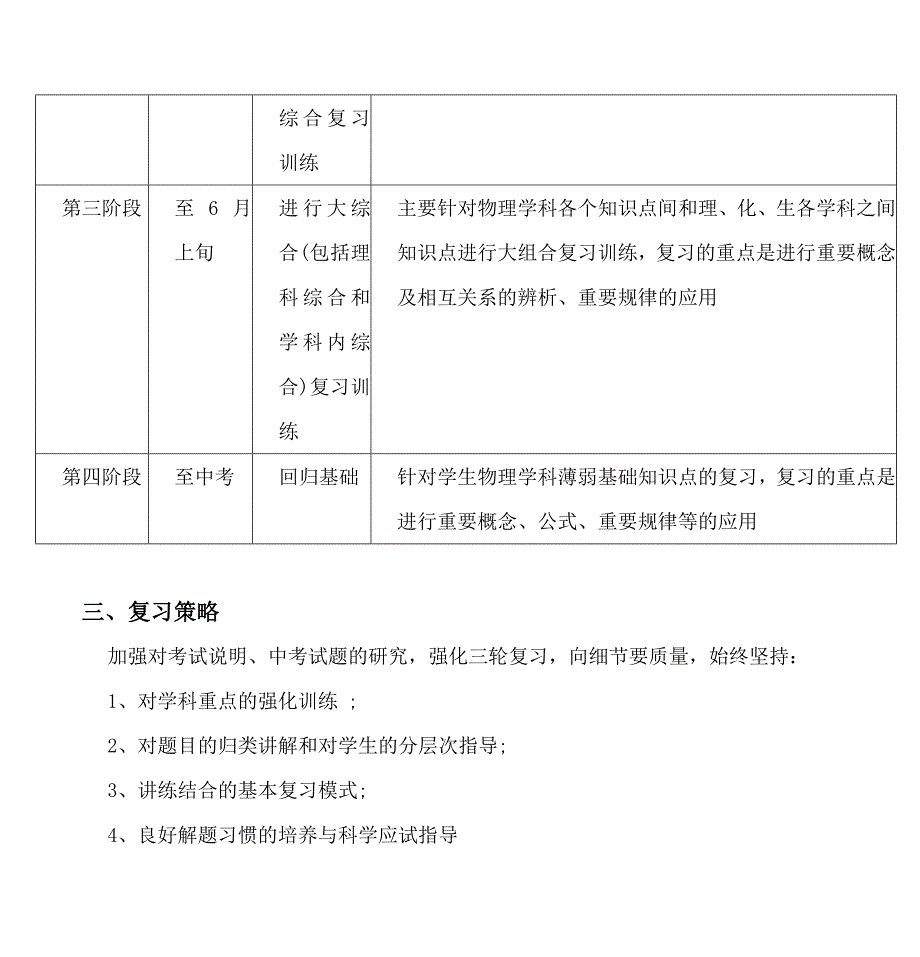 2020年中考物理复习计划.doc_第2页