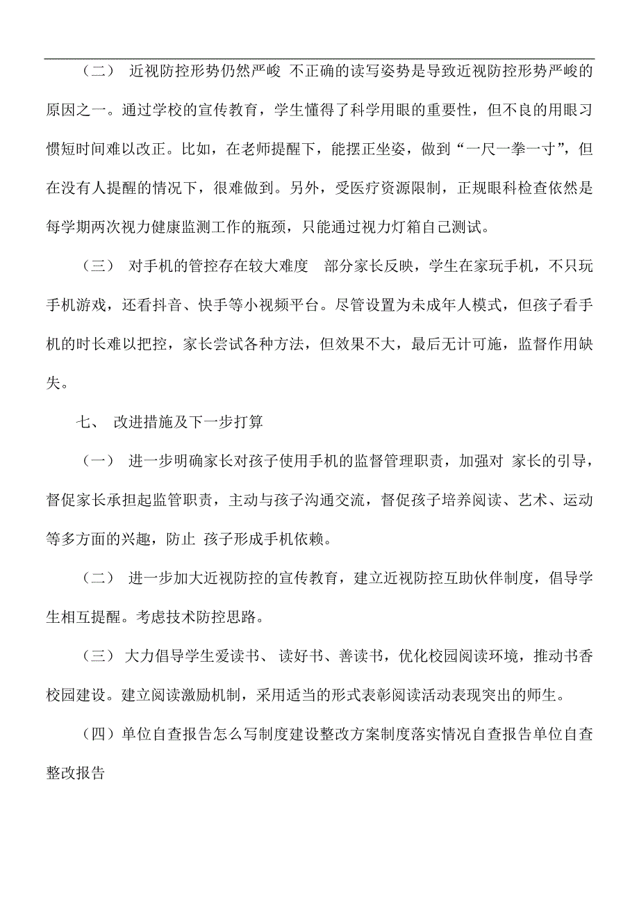 2021五项管理落实情况自查报告汇报材料.docx_第3页