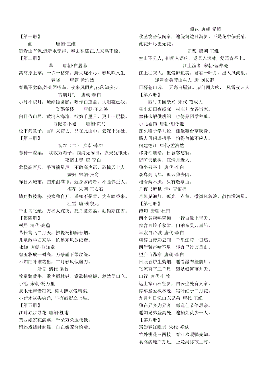 1-6年级语文知识精品.doc_第1页