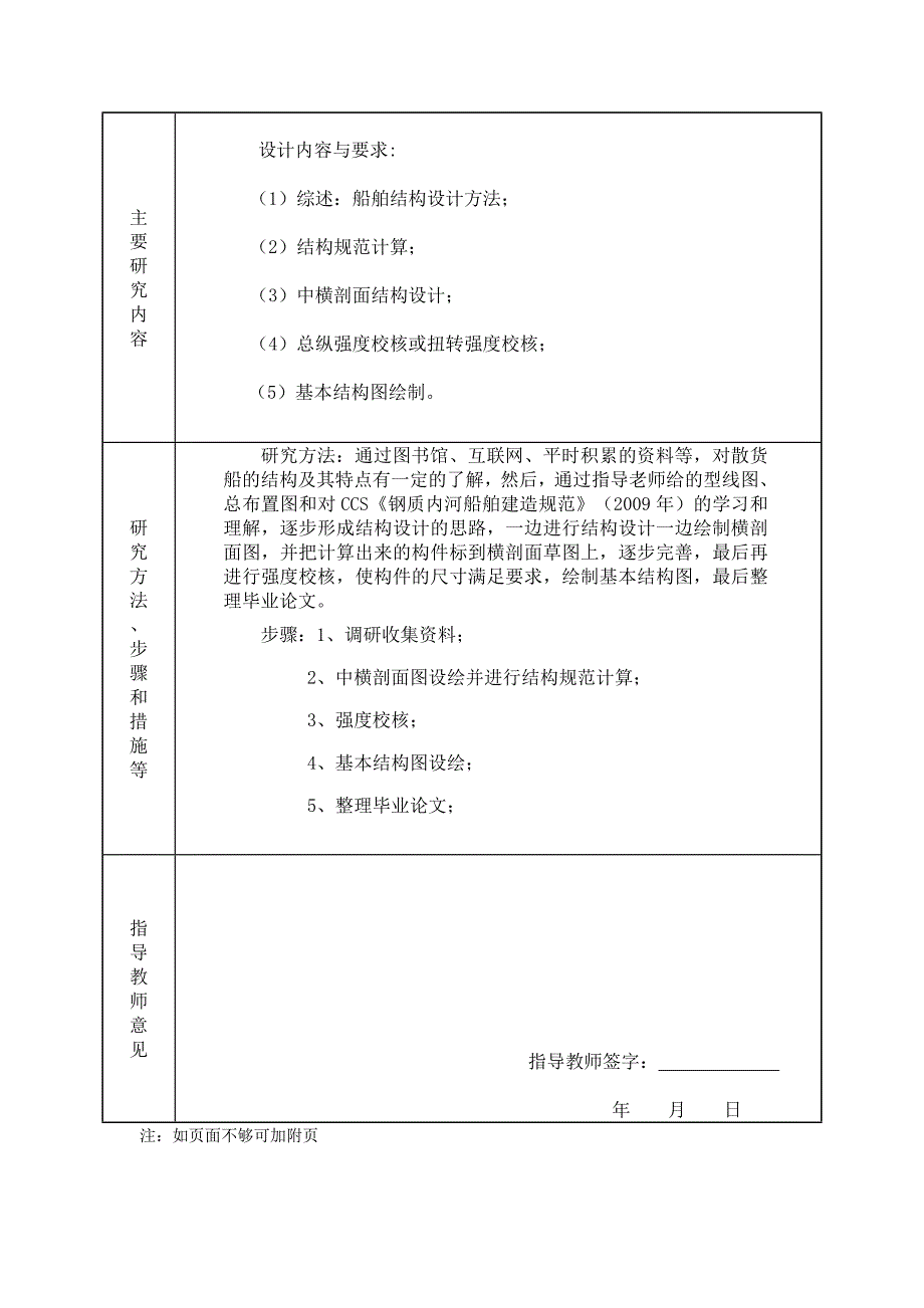 118m内河散货船船体结构规范设计-开题报告.doc_第2页
