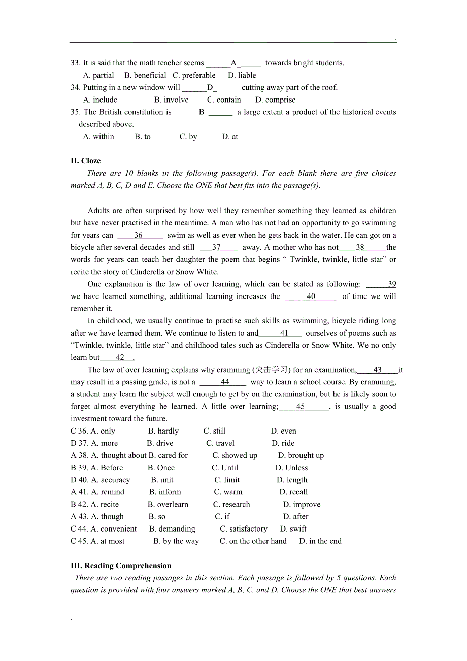 2018山大专升本-英语3最新word.doc_第3页